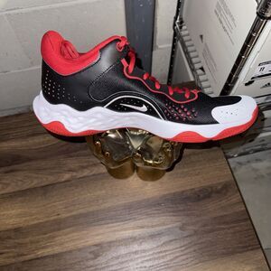 Nike Fly.By Mid 3 Black Red White Basketball Shoes DD9311-005 Mens Size 11